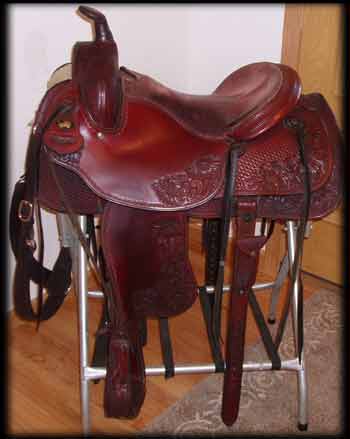 Black rhionn Ladies trail saddle